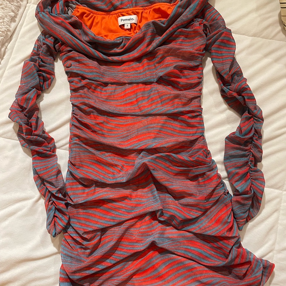 Off shoulder body con dress